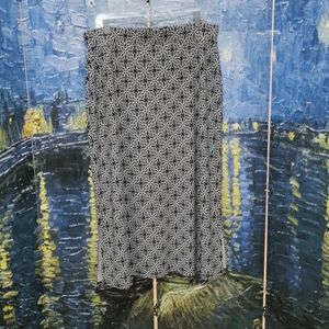 Talbots 1XP Geometric Print Maxi Skirt